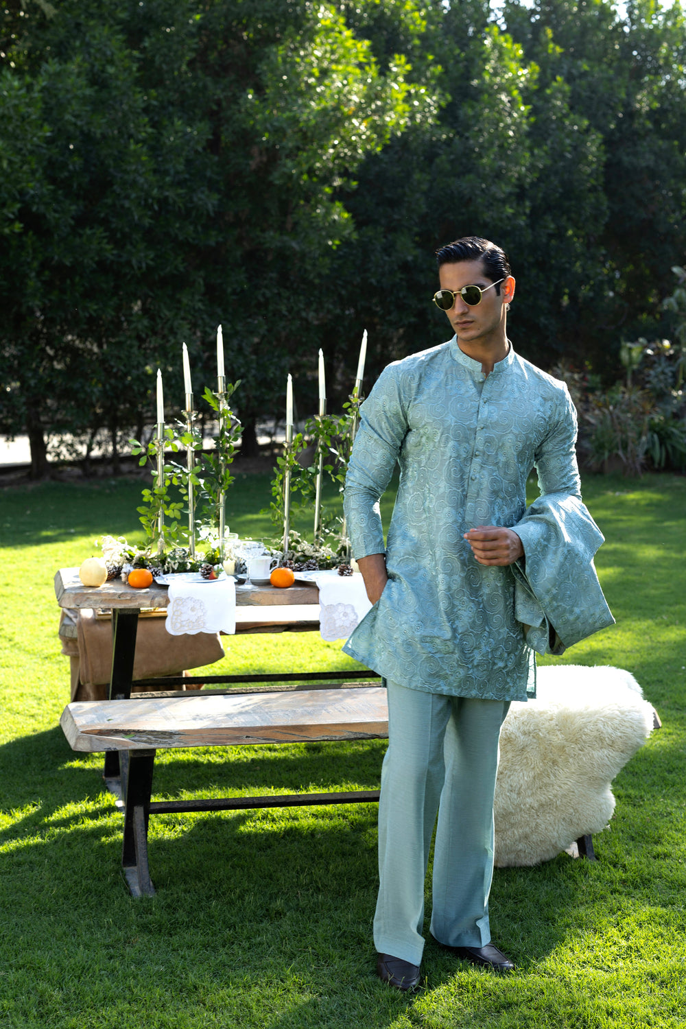 Humayun Alamgir — Mint Green Kp Poolkari
