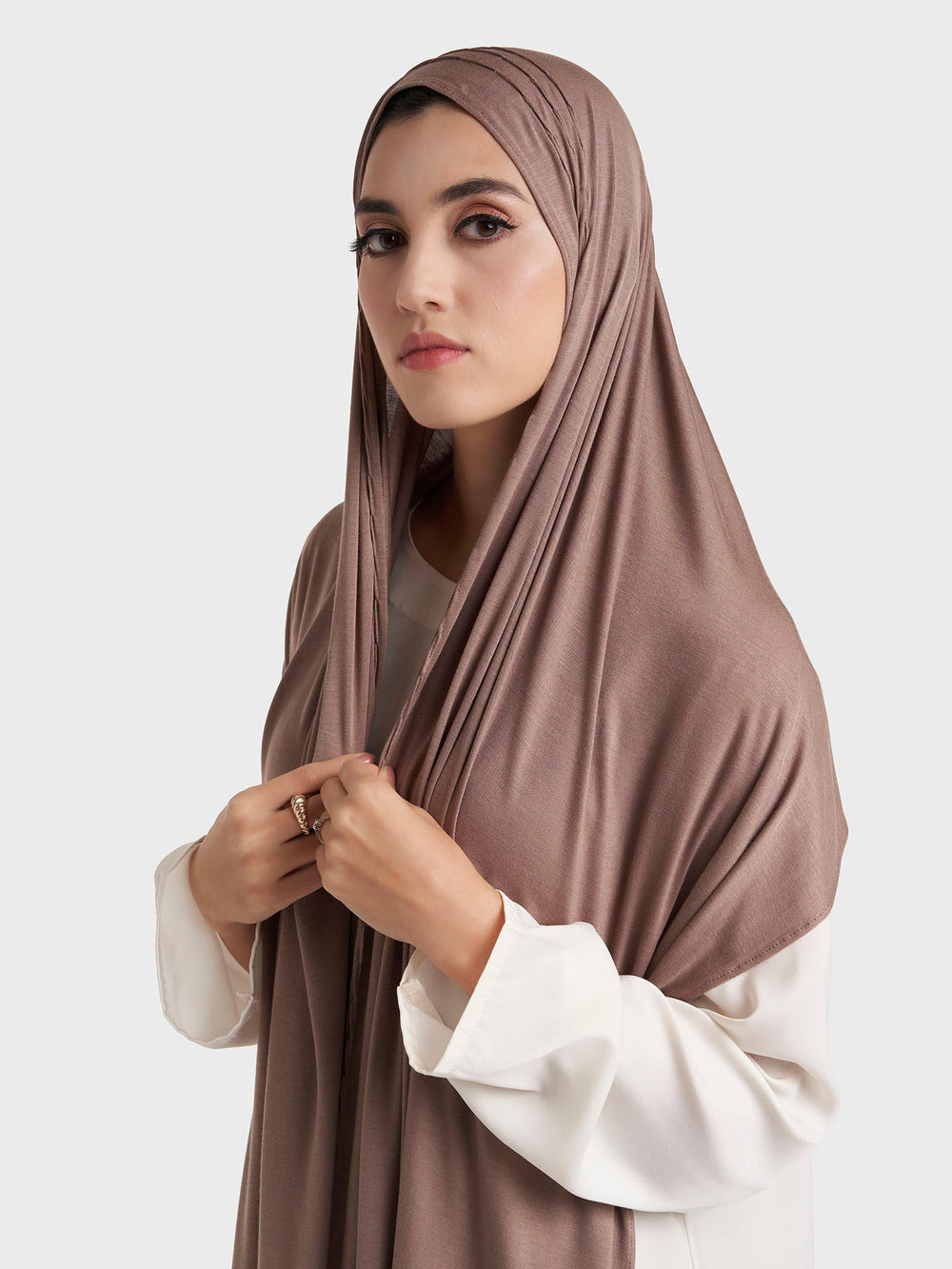 Wave Pleated Side Jersey Hijab