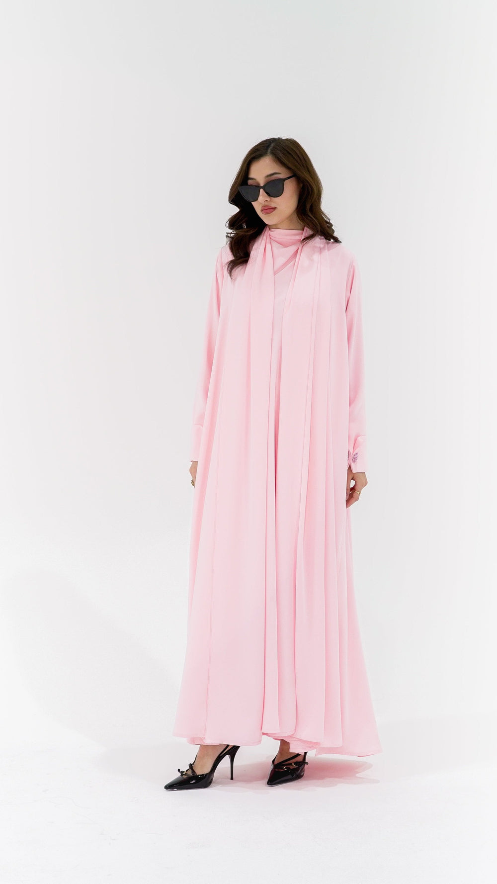 Pearl Buttons Abaya